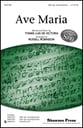 Ave Maria SAB choral sheet music cover